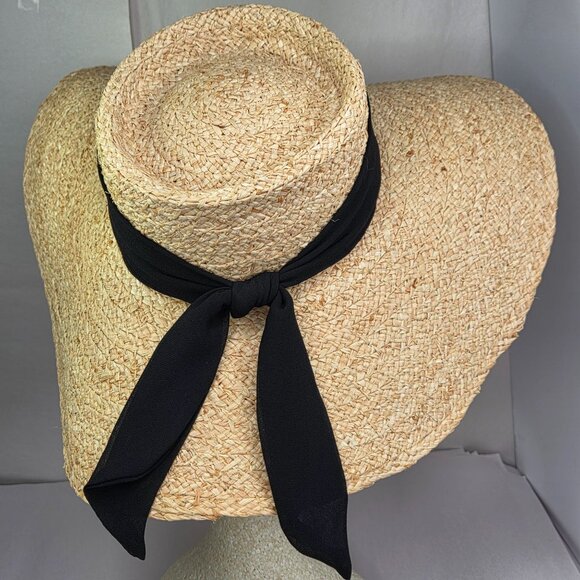 NWT Hat Attack Women's Avalon Sunhat Natural - Picture 2 of 4